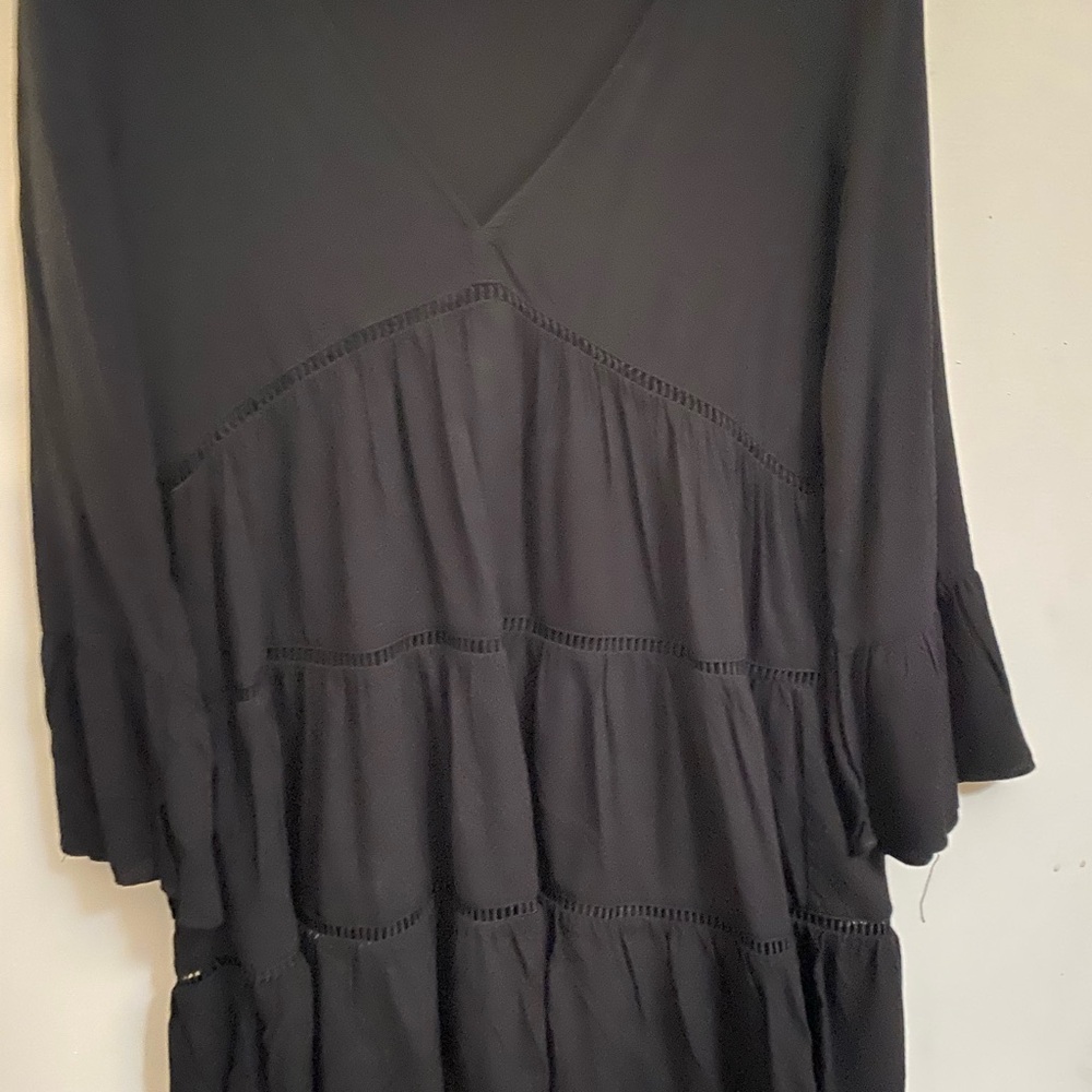 Glassons Black Textured Dress